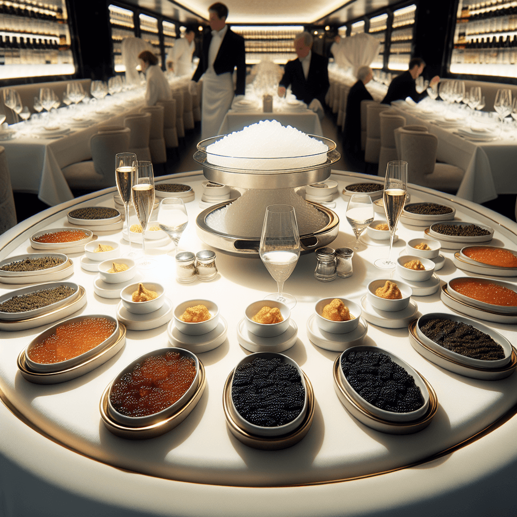 Yannick Alléno: Modern French Techniques in Caviar Cuisine - Sustainable caviar production showcasing modern aquaculture practices and environmental stewardship