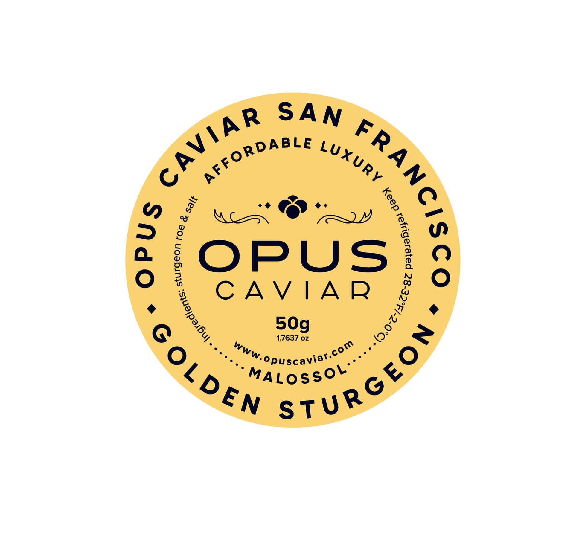 Golden Sturgeon by Opus Caviar